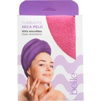 Toalla turbante seca pelo BELLE, pack 1 ud Toalla turbante seca pelo BELLE, pack 1 ud