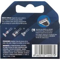 Recambio de maquinilla 3 hojas MEN BY BELLE, pack 4 uds