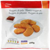 Nuggets de pollo EROSKI BASIC, bolsa 450 g Nuggets de pollo EROSKI BASIC, bolsa 450 g