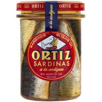 Sardina en oli ORTIZ, flascó 190 g Sardina en oli ORTIZ, flascó 190 g