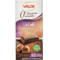 Chocolate Mousse sin azùcar con avellanas VALOR, tableta 150 g Chocolate Mousse sin azùcar con avellanas VALOR, tableta 150 g