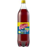 Tinto de verano limón 0,0% alcohol LA CASERA, botella 1,5 litros Tinto de verano limón 0,0% alcohol LA CASERA, botella 1,5 litros