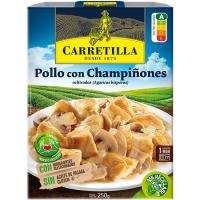 Pollastre amb xampinyons CARRETILLA, safata 250 g Pollastre amb xampinyons CARRETILLA, safata 250 g