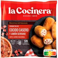 Croquetes de cuit-pernil serrà LA COCINERA, bossa 500 g Croquetes de cuit-pernil serrà LA COCINERA, bossa 500 g