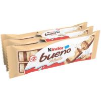 Barreta de xocolate blanc KINDER BUENO, pack 3x39 g Barreta de xocolate blanc KINDER BUENO, pack 3x39 g