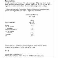 Tomate frito ecológico PEDRO LUIS, frasco 340 g
