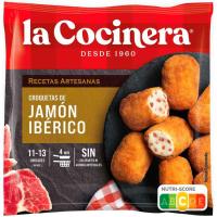 Croquetes artesanes de pernil ibèric LA COCINERA, bossa 400 g Croquetes artesanes de pernil ibèric LA COCINERA, bossa 400 g