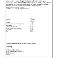 Condiment italià DUCROS, flascó 30 g