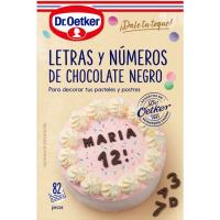 Letras de chocolate DR. OETKER, caja 60 g Letras de chocolate DR. OETKER, caja 60 g