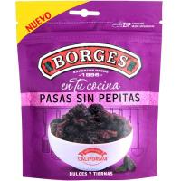 Pasas de California sin pepita BORGES, bolsa 150 g Pasas de California sin pepita BORGES, bolsa 150 g