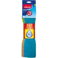 Bayeta microfibras rollo VILEDA, pack 4 uds Bayeta microfibras rollo VILEDA, pack 4 uds