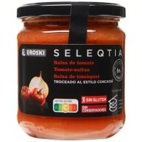 Salsa de tomate Eroski SELEQTIA, frasco 350 g Salsa de tomate Eroski SELEQTIA, frasco 350 g