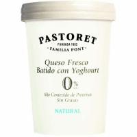 Queso fresco batido 0% PASTORET, tarrina 500 g Queso fresco batido 0% PASTORET, tarrina 500 g