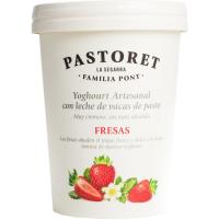 Yogur con fresas PASTORET, tarro 500 g Yogur con fresas PASTORET, tarro 500 g