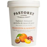 Yogur sabor melocotón-maracuya PASTORET, tarrina 500 g Yogur sabor melocotón-maracuya PASTORET, tarrina 500 g