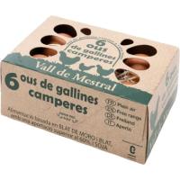 Ou fresc L camperol vall mestral ROIG, cartó 6 u