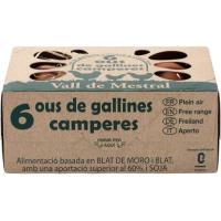 Ou fresc L camperol vall mestral ROIG, cartó 6 u