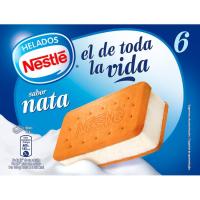Sandwich de nata NESTLE LA LECHERA, pack 6x54 g Sandwich de nata NESTLE LA LECHERA, pack 6x54 g