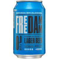 Cerveza sin alcohol FREE DAMM, lata 33 cl Cerveza sin alcohol FREE DAMM, lata 33 cl