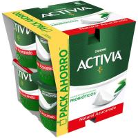 Activia natural azucarado DANONE, pack 8x120 g Activia natural azucarado DANONE, pack 8x120 g