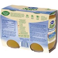 Potet de crema de verd.-rap HERO Bona nit, pack 2x190 g