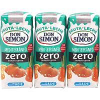 Lactozumo zero sabor Mediterrani DON SIMON, pack 3x330 ml