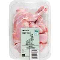 Conejo limpio precortado EROSKI, bandeja aprox. 1 kg Conejo limpio precortado EROSKI, bandeja aprox. 1 kg