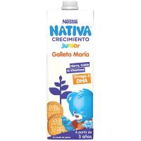 Llet de creixement amb galeta 2+ NESTLÉ Energy, brik 1 litre