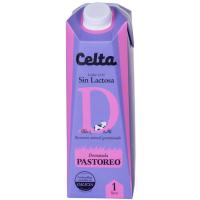 Llet sense lactosa desnatada CELTA, ampolla 1 litre