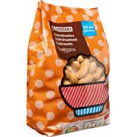 Cacauets amb pela torrats EROSKI, bossa 400 g