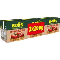 Tomate frito SOLÍS, pack 3x200 g