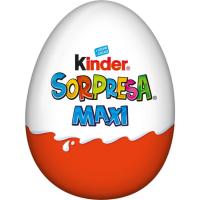Ou maxi de xocolata KINDER SORPRESA, 1 u., 100 g Ou maxi de xocolata KINDER SORPRESA, 1 u., 100 g