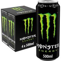 Bebida energética MONSTER GREEN, pack 4x50 cl Bebida energética MONSTER GREEN, pack 4x50 cl