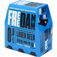 Cerveza sin alcohol FREE DAMM, pack 6x25 cl Cerveza sin alcohol FREE DAMM, pack 6x25 cl
