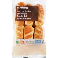 Pan de leche EROSKI, 12 uds, paquete 480 g Pan de leche EROSKI, 12 uds, paquete 480 g