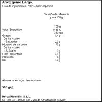 Arròs sushi TILDA, paquet 500 g