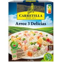 Arròs 3 delícies CARRETILLA, safata 250 g