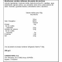 Olives farcides d`anxova EL SERPIS, llauna 150 g
