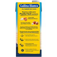 Brou per a paella fàcil GALLINA BLANCA, brik 1 litre
