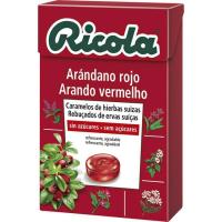 Caramelos de arándanos sin azúcar RICOLA, caja 50 g Caramelos de arándanos sin azúcar RICOLA, caja 50 g