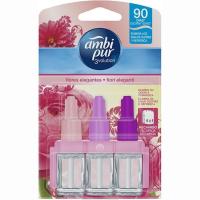 Ambientador 3 vol rosas AMBIPUR, recambio 1 ud Ambientador 3 vol rosas AMBIPUR, recambio 1 ud