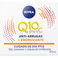 Energizante antiarrugas FP15 NIVEA Q10, tarro 50 ml