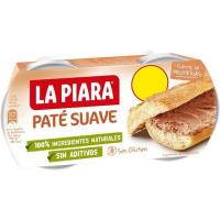 Paté suave LA PIARA SÓLO NATURAL, pack 2x75 g Paté suave LA PIARA SÓLO NATURAL, pack 2x75 g