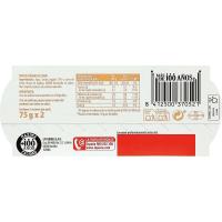 Paté suave LA PIARA SÓLO NATURAL, pack 2x75 g