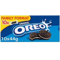 Galeta de xocolata farcida sabor vainilla OREO, caixa 440 g Galeta de xocolata farcida sabor vainilla OREO, caixa 440 g