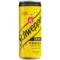 Tónica SCHWEPPES ZERO, lata 33 cl Tónica SCHWEPPES ZERO, lata 33 cl