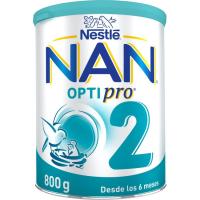 Leche de continuación NAN OPTIPRO 2, lata 800 g Leche de continuación NAN OPTIPRO 2, lata 800 g