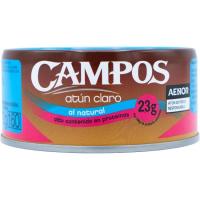 Atún claro natural CAMPOS, lata 112 g