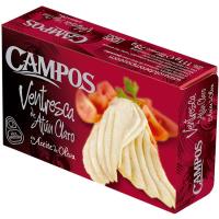 Ventresca de atún claro en aceite de oliva CAMPOS, lata 111 g
