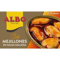Mejillón en salsa gallega 12/16 piezas ALBO, lata 115 g